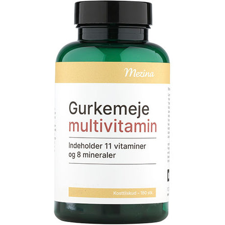 Mezina Gurkemeie Multivitamin | 180 tabletter