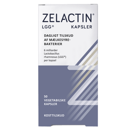 Zelactin Melkesyrebakterier Barn+Voksne | 50 kapsler fra Zelactin