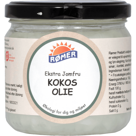 Rømer Kokosolje Ekstra Jomfru Økologisk Kaldpresset | 300 ml