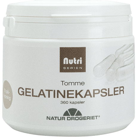 Natur-Drogeriet Tomme Gelatinekapsler Fra Kalv/Okse | 360 Kapsler