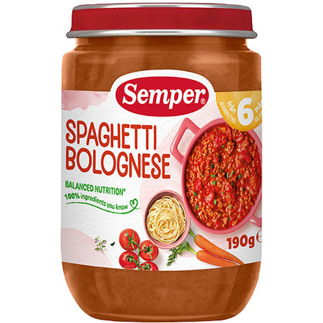 Semper Spaghetti Bolognese fra 6 mnd. | 190 g fra Semper