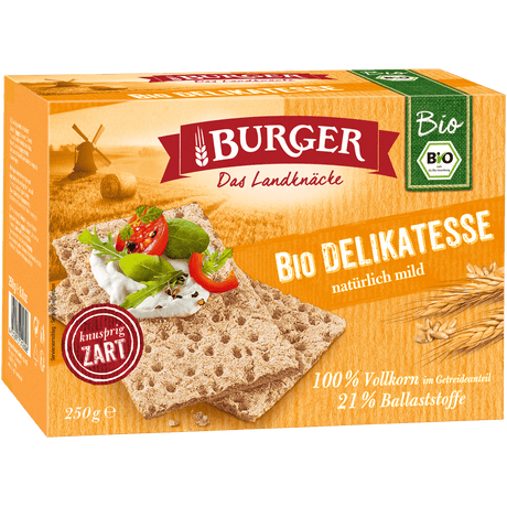 Burger Knekkebrød Økologisk | Fullkorn fra Burger