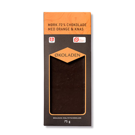 Sjokolade Mørk Appelsin/knas Ø