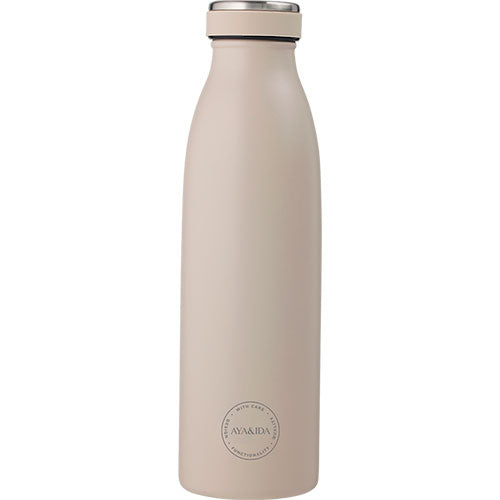 AYA&IDA Termos Drikkeflaske Rustfritt Stål 500 ml | Krembeige fra AYA&IDA
