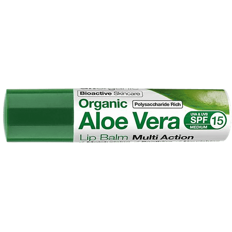 Dr. Organic Leppepomade Aloe Vera | 5 ml