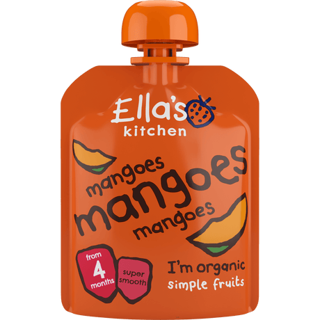 Ellas Kitchen Babymos 4 mnd+ Mango Økologisk | 70 g