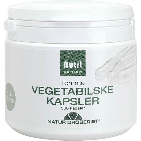 Natur-Drogeriet Vegetabilske kapsler tomme | 360 Kapsler