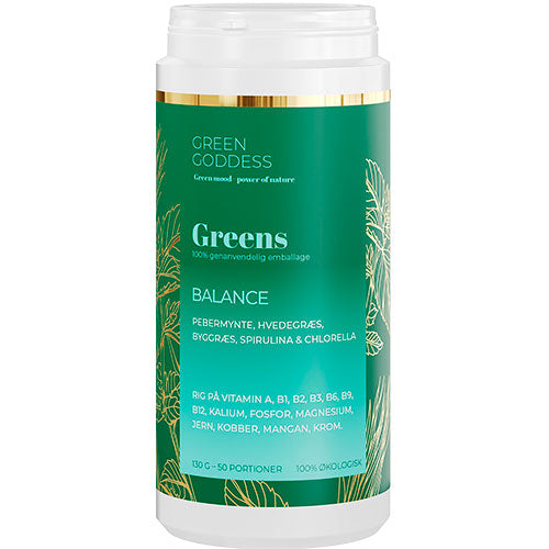 Green Goddess Balance Greens Økologisk | 130 gr fra Green Goddess