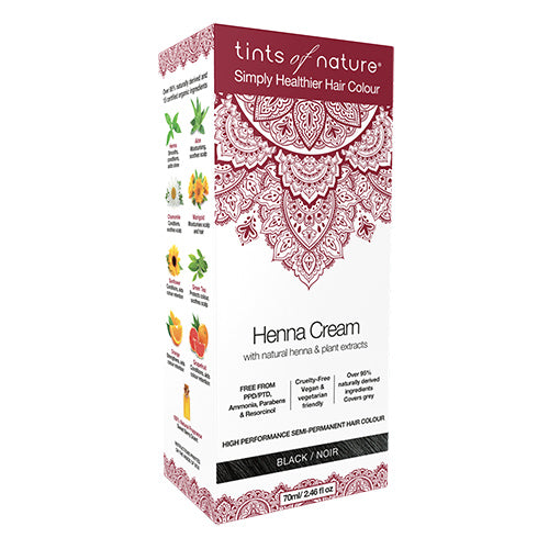 Henna Hårfarge Krem Svart