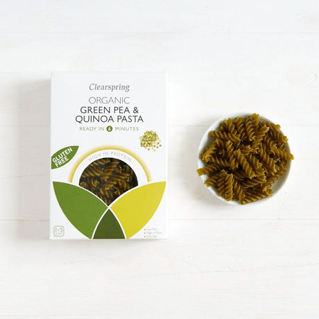 Glutenfri Fusilli Med Grønne Erter & Quinoa Øko, Vegansk