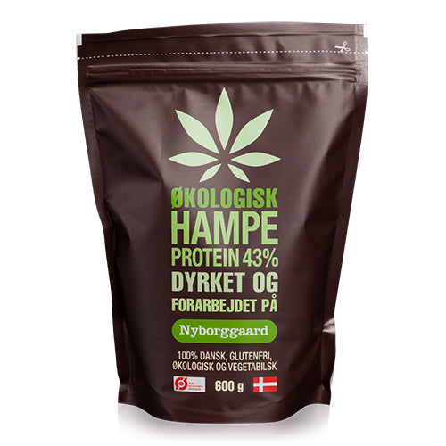 Nyborggaard Hampprotein 43% Glutenfri | 600 g fra Nyborggaard