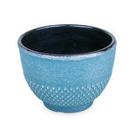 Tekopp Støpejern Blå/Sølv