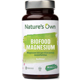 Natures Own Biofood Magnesium | 60 Tabl. fra Natures Own