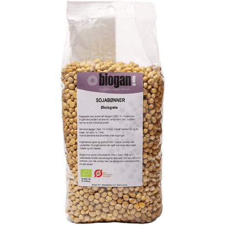 Biogan Soyabønner Økologisk | 1 kg