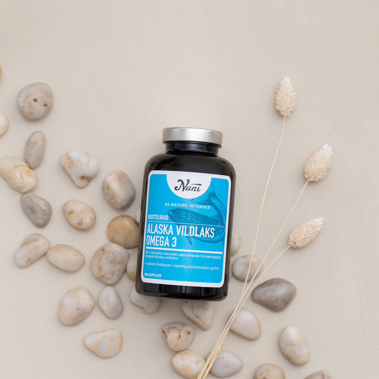 Nani Omega 3 Ren Lakseolje | 180 Kapsler fra Nani