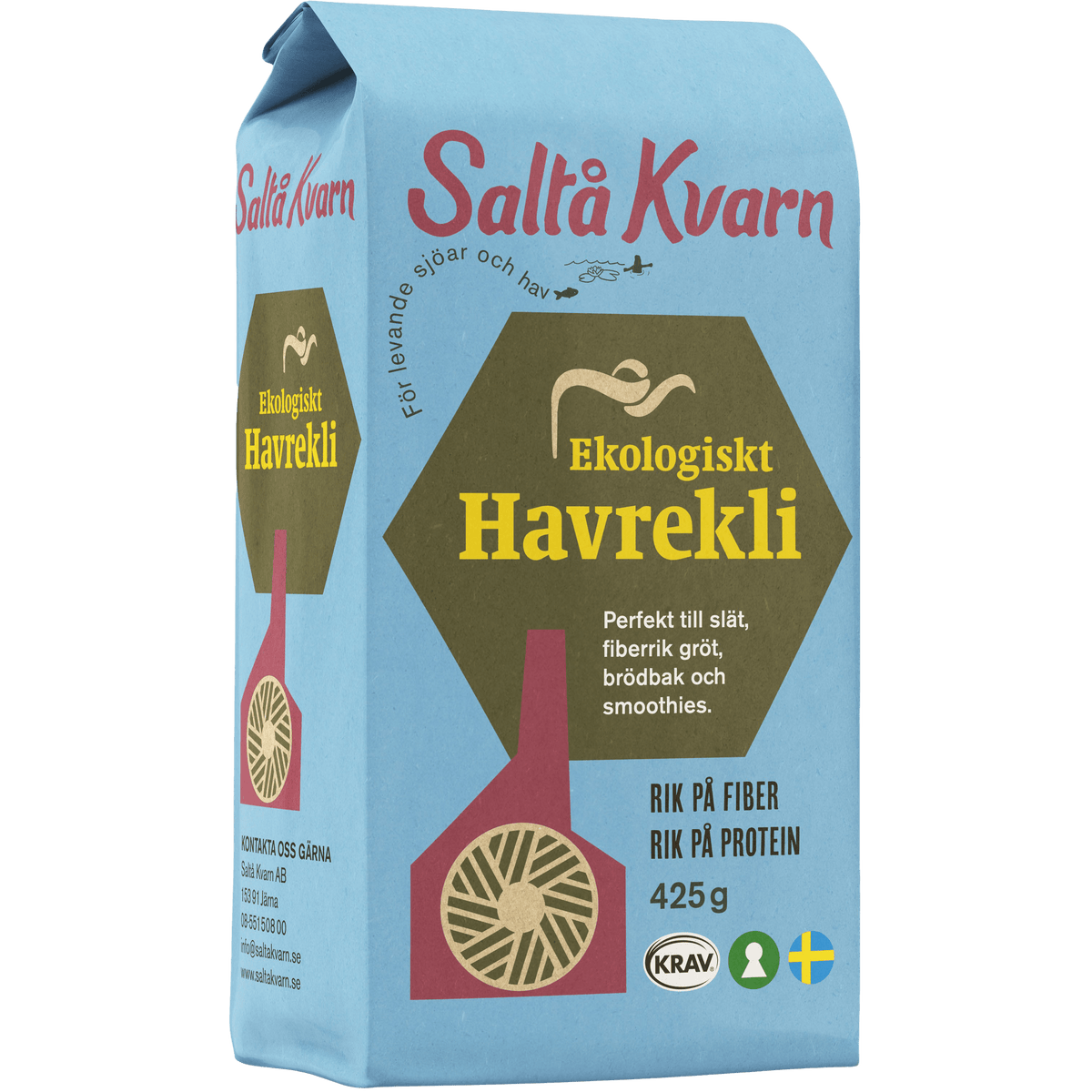 Saltå kvarn Havrekli - Økologisk | 425 g