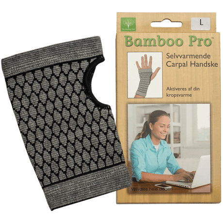 Bamboo Pro Carpal Handske | Str. L