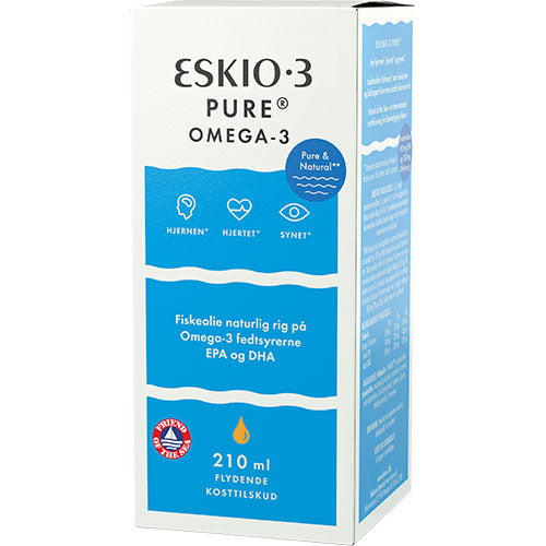 Eskio3 Pure Fiskeolje | 210 ml fra Eskio3