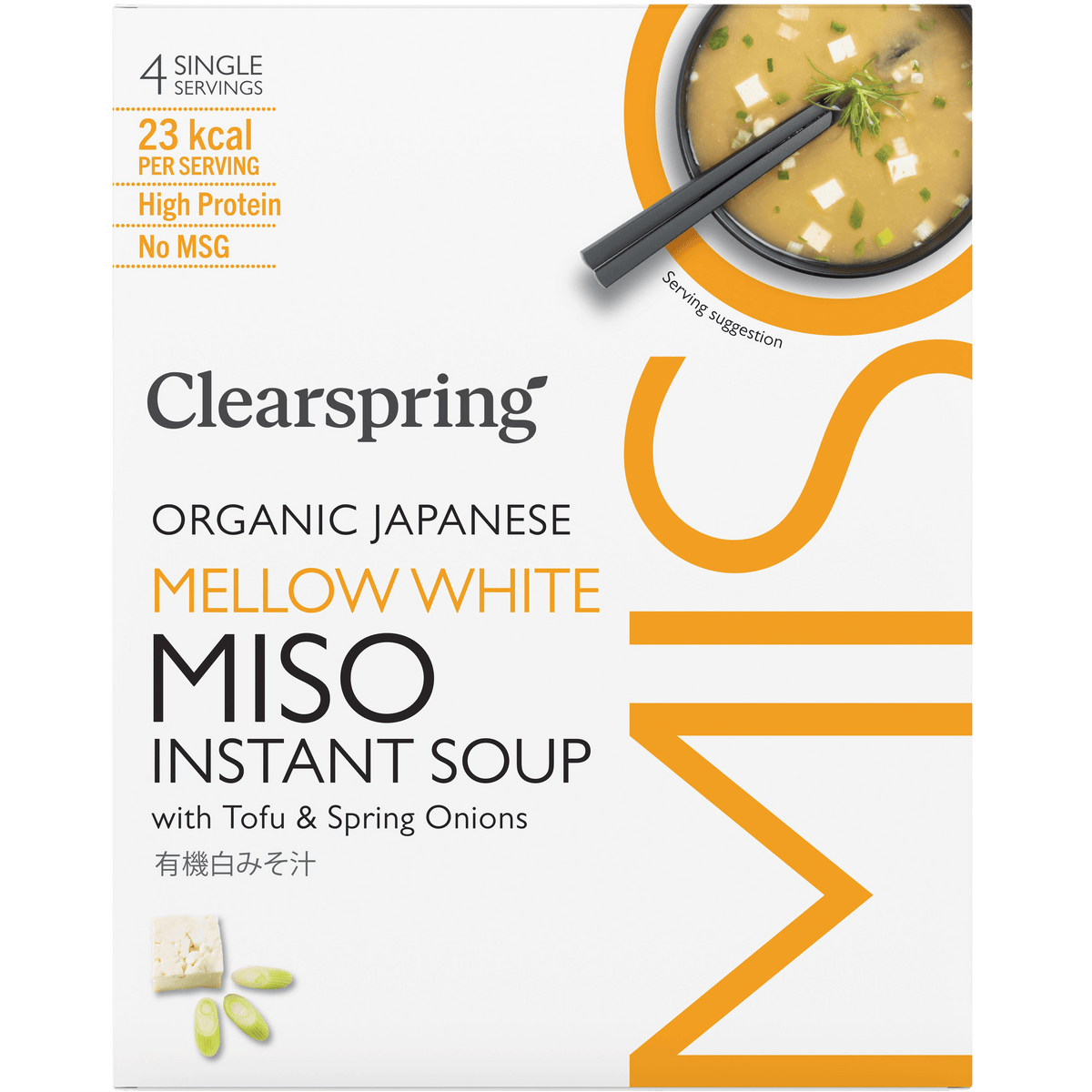 Clearspring Instant Miso Soup Mellow White M. Tofu | 32 g