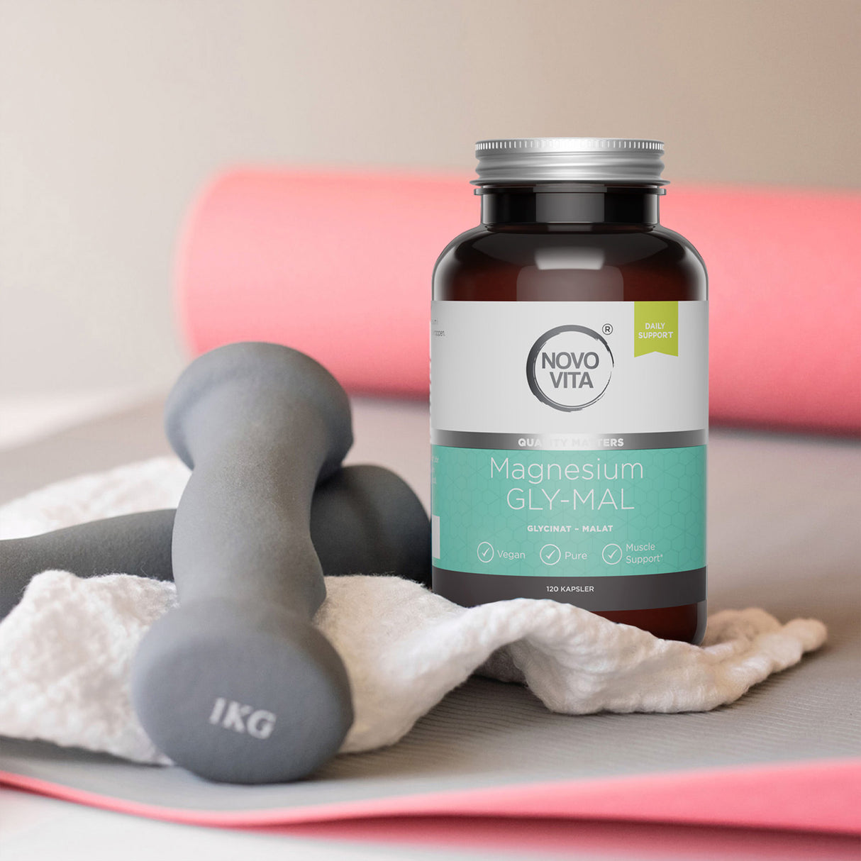 Novo Vita Magnesium Glycinate / Malate | 120 kapsler