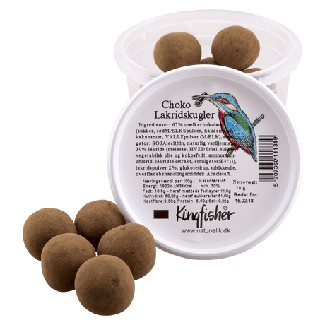Kingfisher Sjoko Lakriskuler | 70 g
