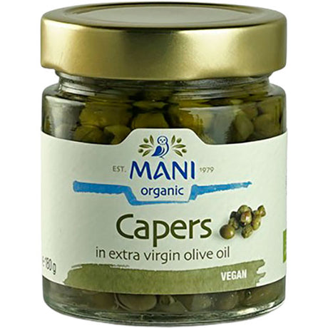 Mani Organic Kapers i olivenolje Øko