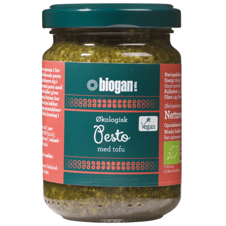 Biogan Vegansk Pesto Grønn Økologisk | 120 g