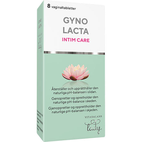 Gynolacta gjenoppretter og opprettholder den naturlige pH-balansen i vagina
