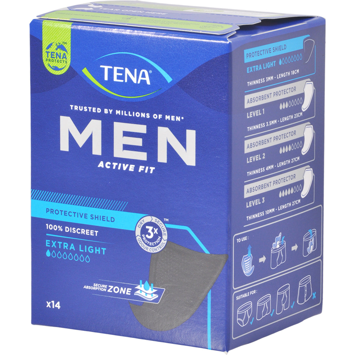 Men Level 0 Inkontinensinnlegg Ekstra Lett