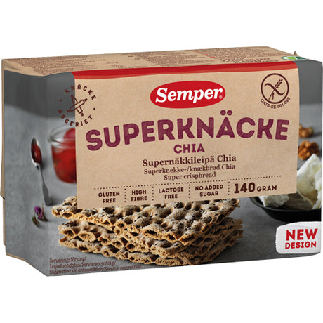 Knekkebrød M. Chia - Glutenfri