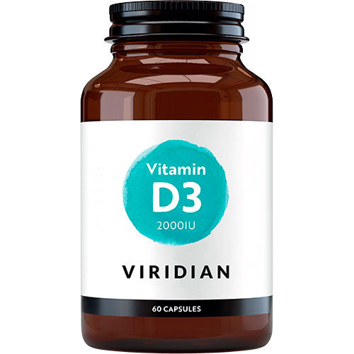 Viridian Nutrition Vitamin D3 Vegansk | 60 kapsler
