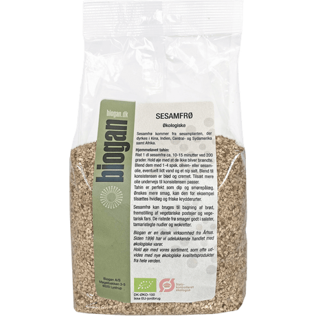Biogan Sesamfrø Økologisk | 1 kg fra Biogan