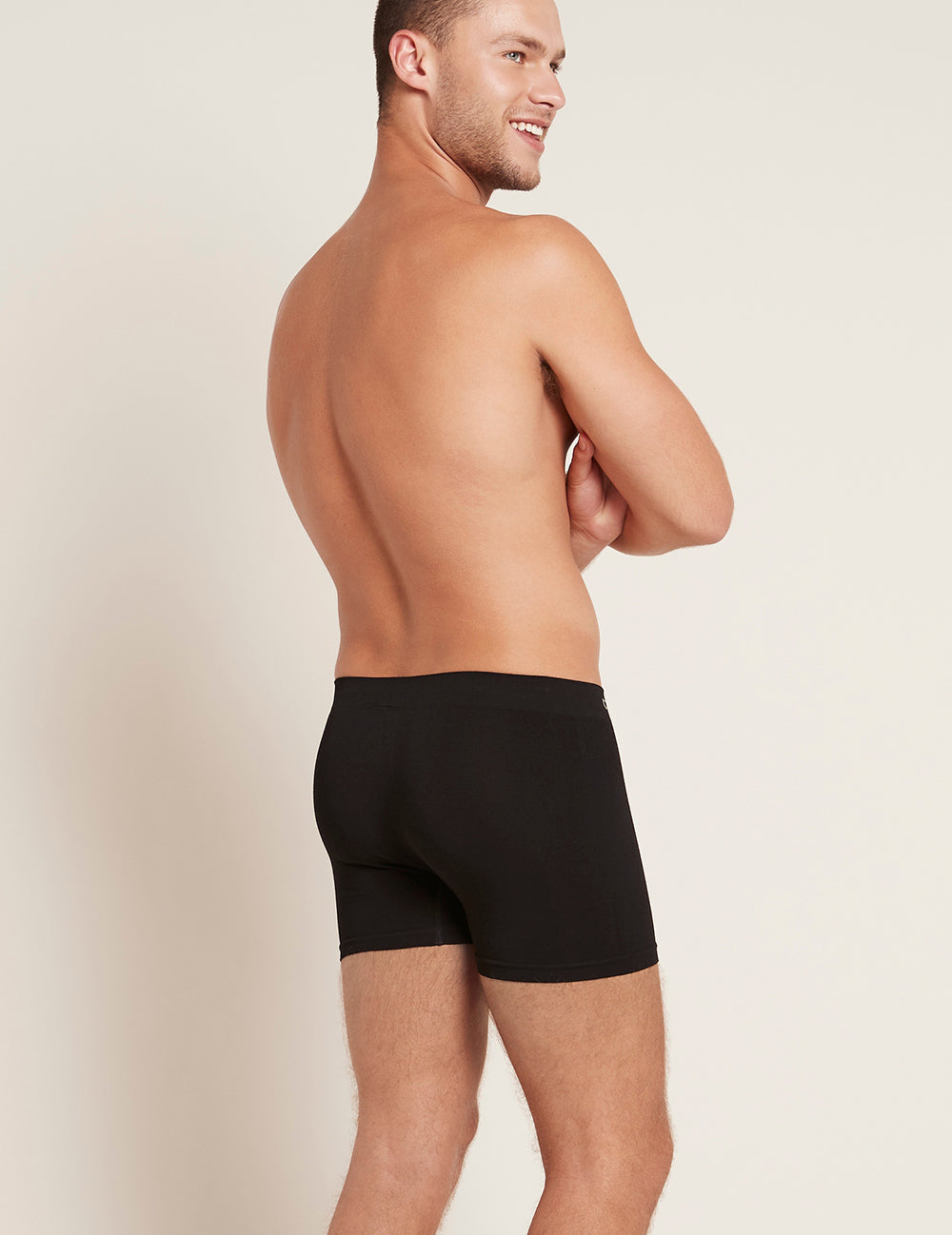 Bambus Underbukser Bokser Shorts Menn Svart