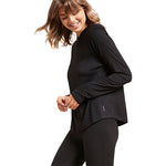 Boody Women´s Long Sleeve Hooded T-shirt Black | Str. Xs