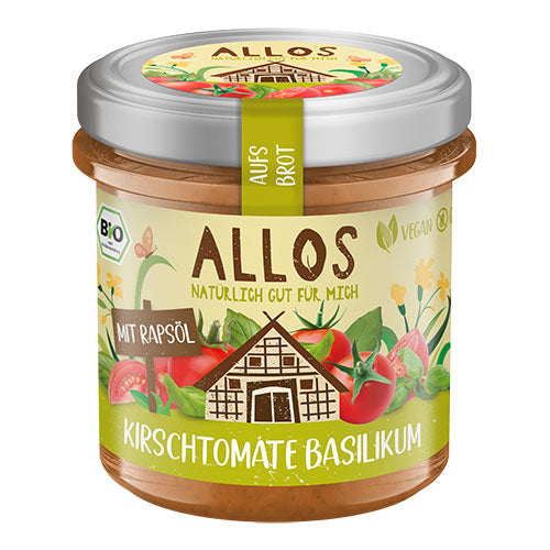 Smørepålegg Aufs Brot Cherry Tomat basilikum Ø