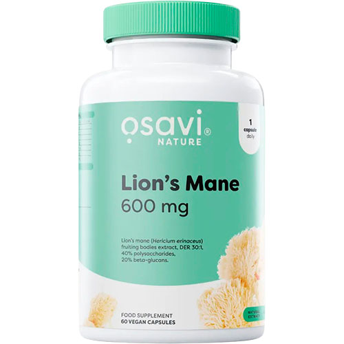 Osavi Lion's Mane 600 mg | 60 kapsler fra Osavi