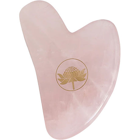 Australian Bush Flower Essences Gua Sha Tool Rosenkvarts