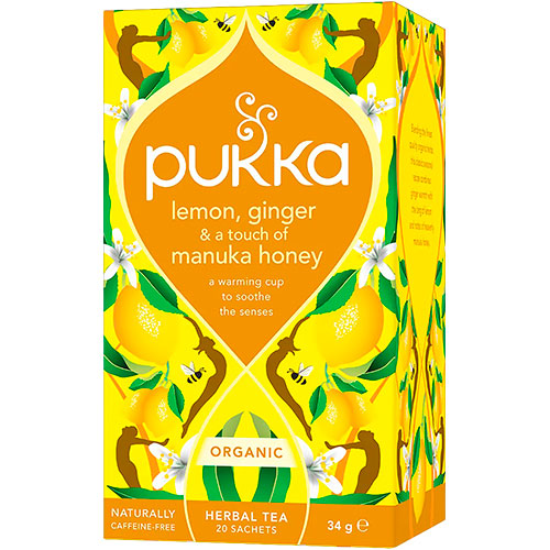 Pukka Sitron, Ingefær & Manukahonning Te Økologisk | 20 Breve fra Pukka