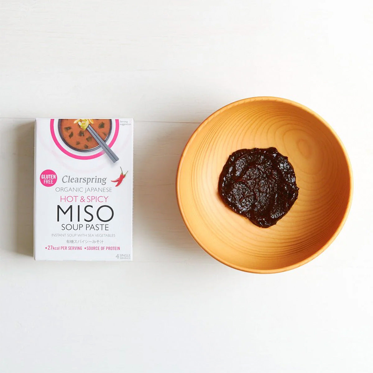 Instant Miso Soup Hot & Spicy Økologisk
