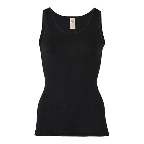 Engel Natur Top, Uld/silke, Black | Str. 42/44 fra Engel Natur
