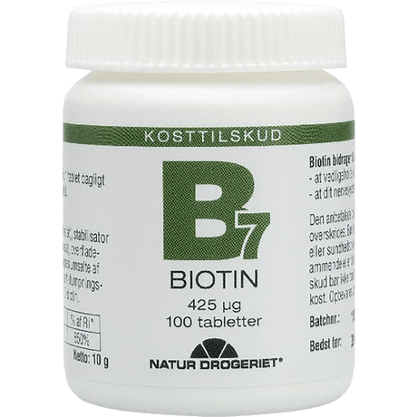 Natur-Drogeriet Biotin | 100 tabletter fra Natur-Drogeriet