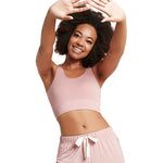 Boody Ribbed Seamless Bra Dusty Pink | Str. Xl