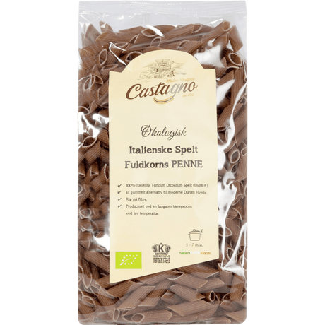 Castagno Spelt Penne/Rør fullkorn Økologisk | 500 g