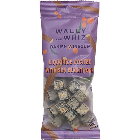 Wally and Whiz Vingummi Lakris med Kaffe | 56 g fra Wally and Whiz