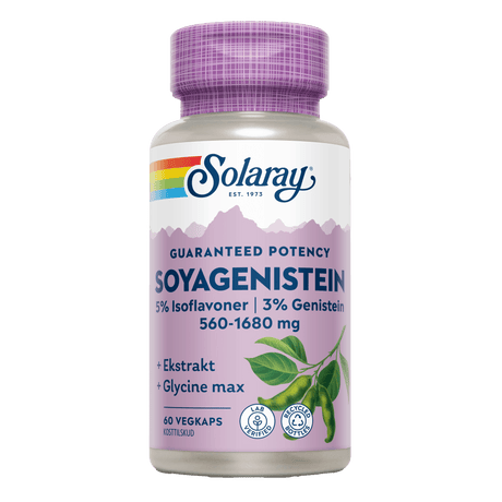 Solaray SoyaGenistein | 60 Kapsler fra Solaray