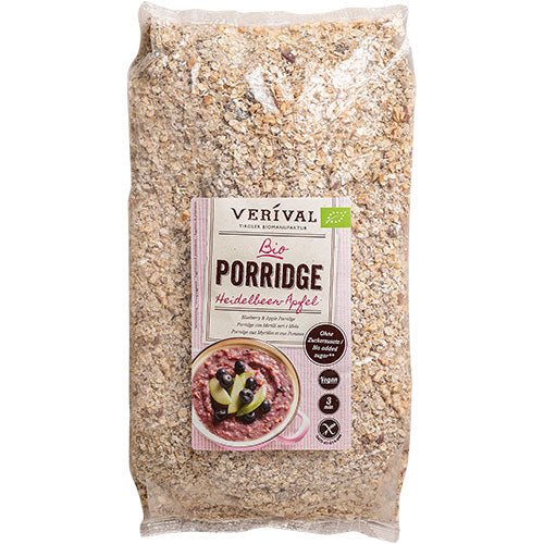Grøt - Blåbær-Eple Øko Glutenfri