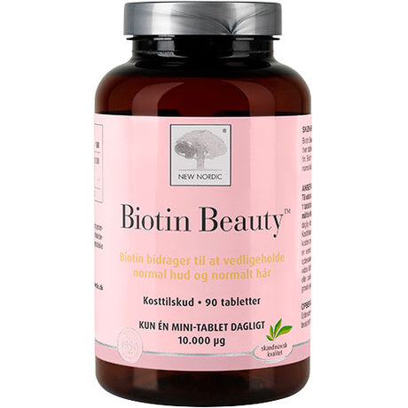 New Nordic Biotin Beauty | 90 tabletter fra New Nordic