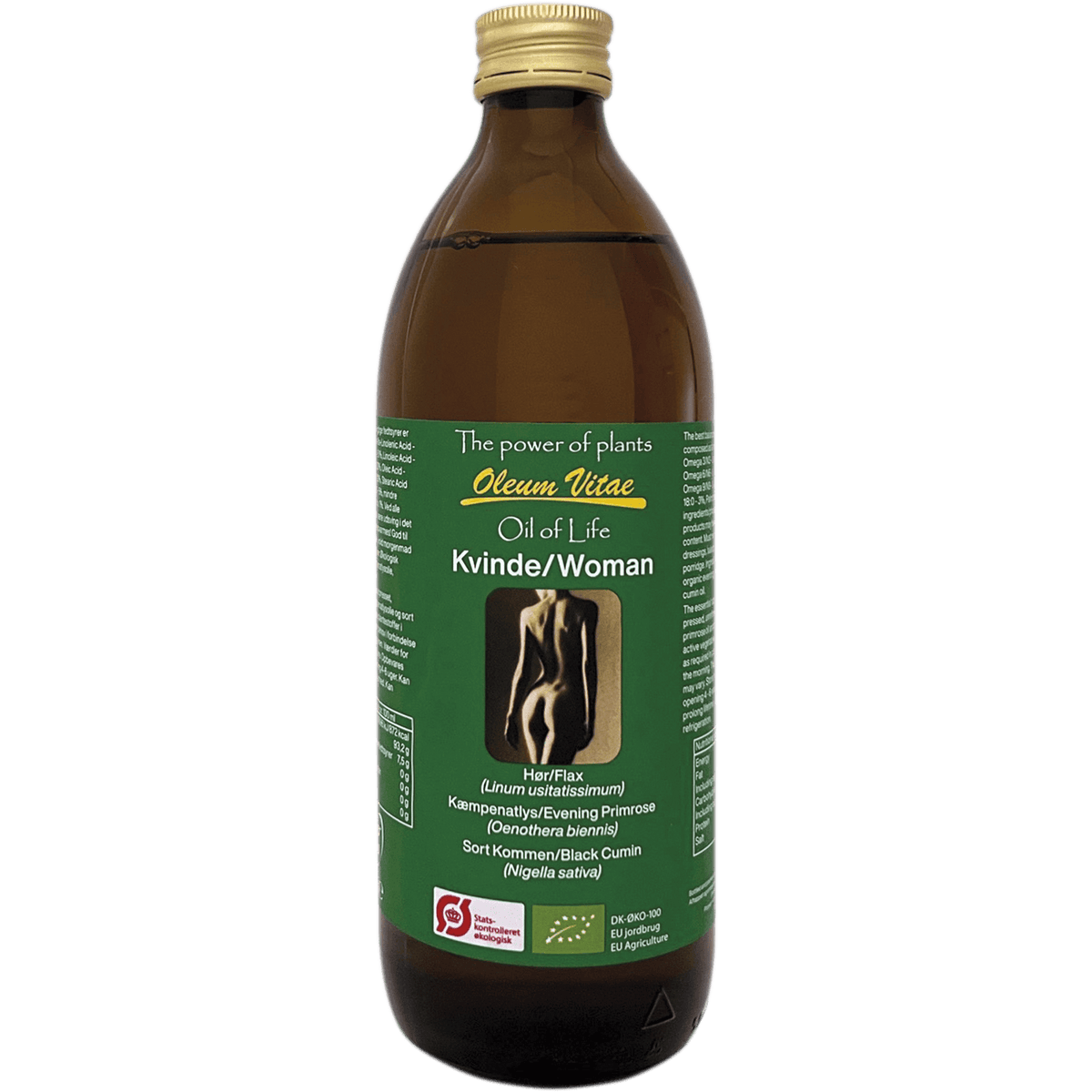 Oil of Life Linfrø- & Nattlysolje Kvinne Økologisk | 500 ml