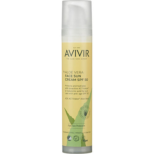 Avivir Aloe Vera Face Sun cream SPF50 | 50 ml fra Avivir
