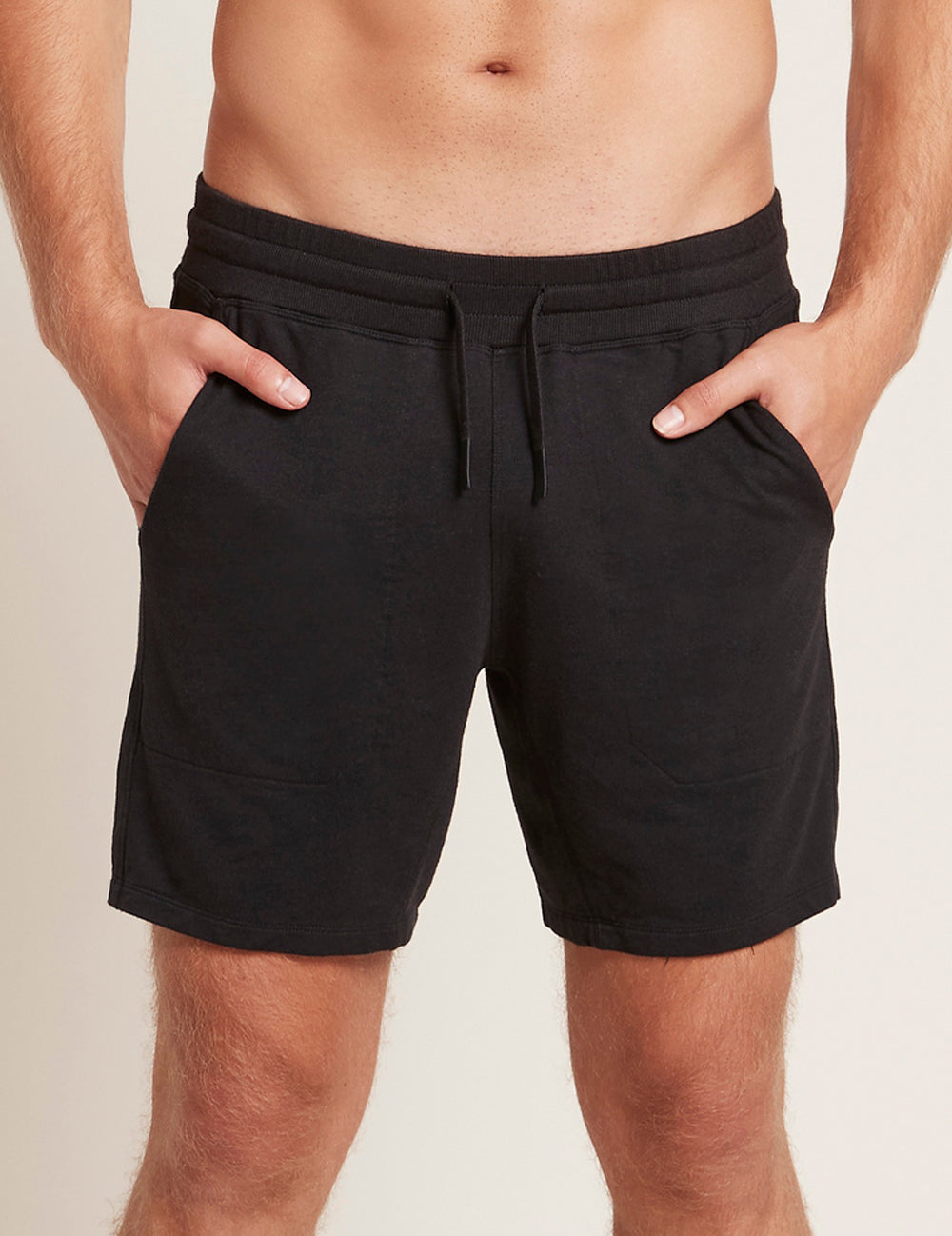 Bambus Menn Sweat Shorts Svart